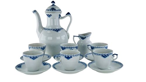 ROYAL COPENHAGEN COFFEE SERVICE FOR