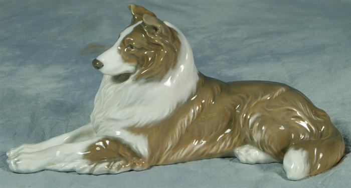Royal Copenhagen collie figurine,