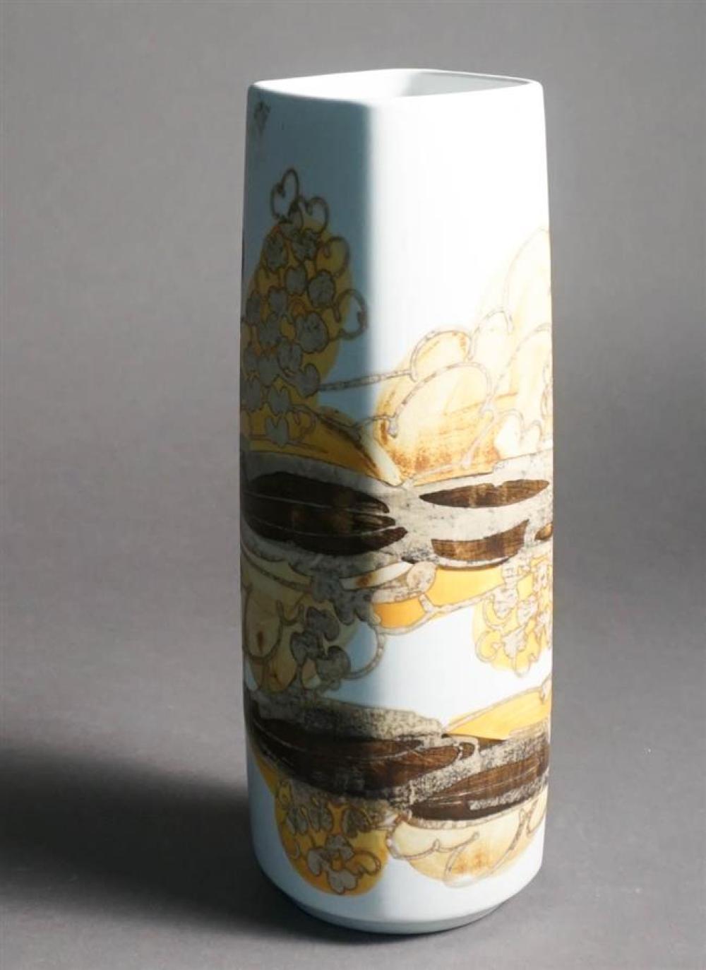 ROYAL COPENHAGEN FAIENCE VASE, H:
