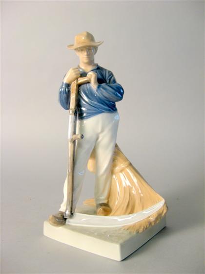 Royal Copenhagen figure of a farmer