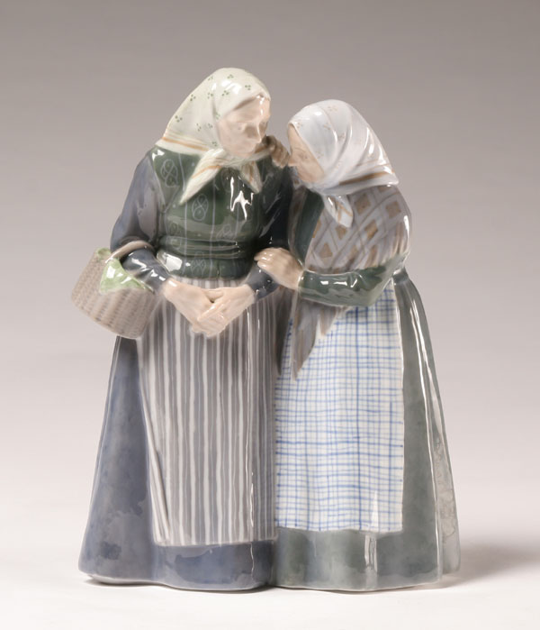 Royal Copenhagen figure; old ladies