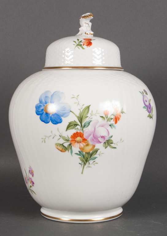 Royal Copenhagen floral decorated