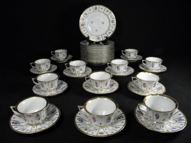 Royal Copenhagen floral decorated