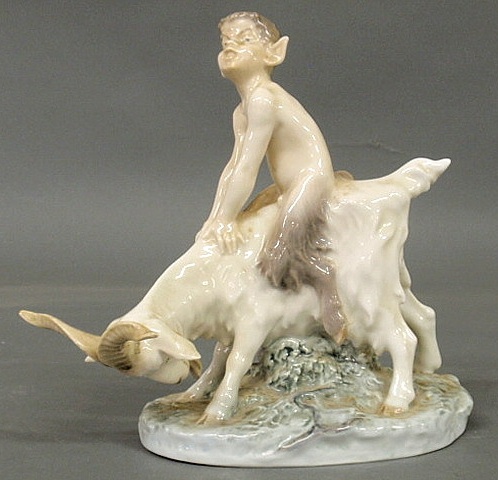 Royal Copenhagen porcelain goat