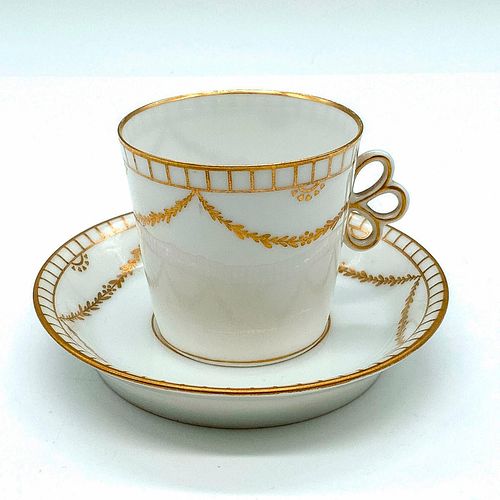 ROYAL COPENHAGEN WHITE AND GOLD