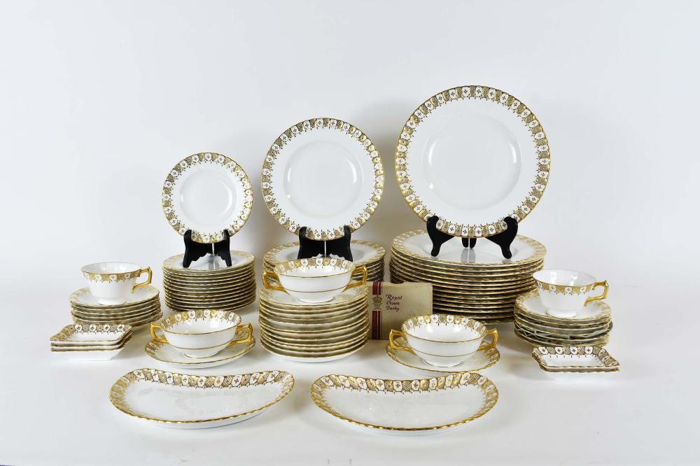 ROYAL CROWN DERBY 105 PIECE