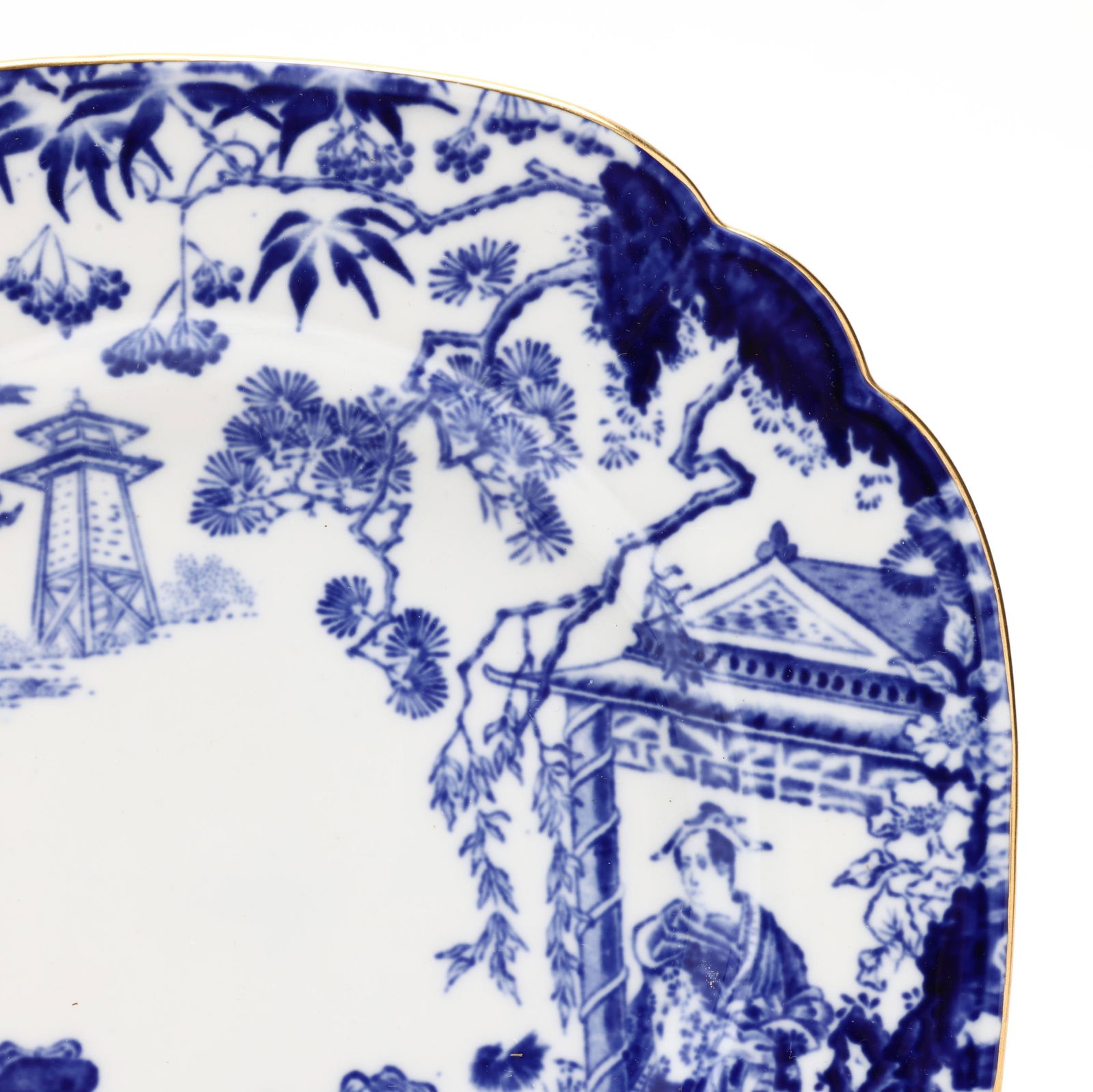 ROYAL CROWN DERBY  BLUE MIKADO 