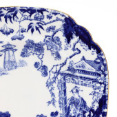 ROYAL CROWN DERBY  BLUE MIKADO