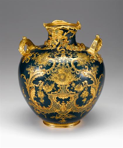 Royal Crown Derby enamel and gilt