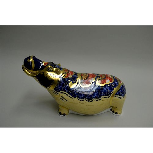 ROYAL CROWN DERBY HIPPO