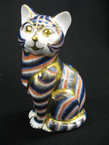 Royal Crown Derby ''Imari'' Cat