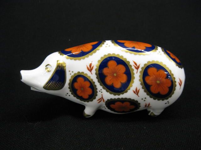 Royal Crown Derby ''Imari'' Pig