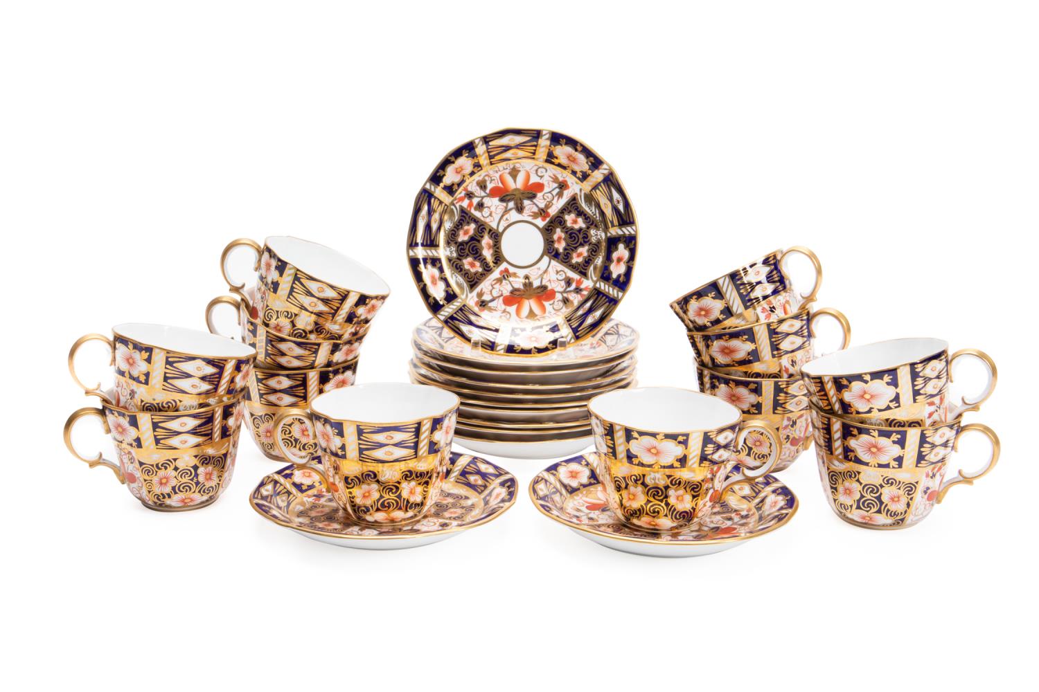 ROYAL CROWN DERBY IMARI TEACUPS &