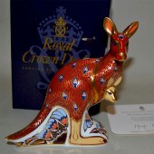 ROYAL CROWN DERBY KAGAROO PAPE