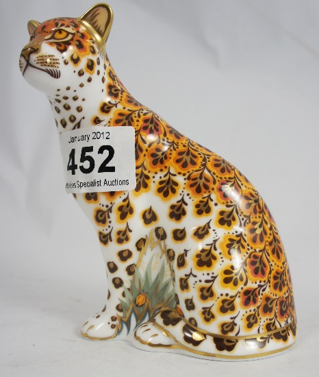 Royal Crown Derby Leopardess
