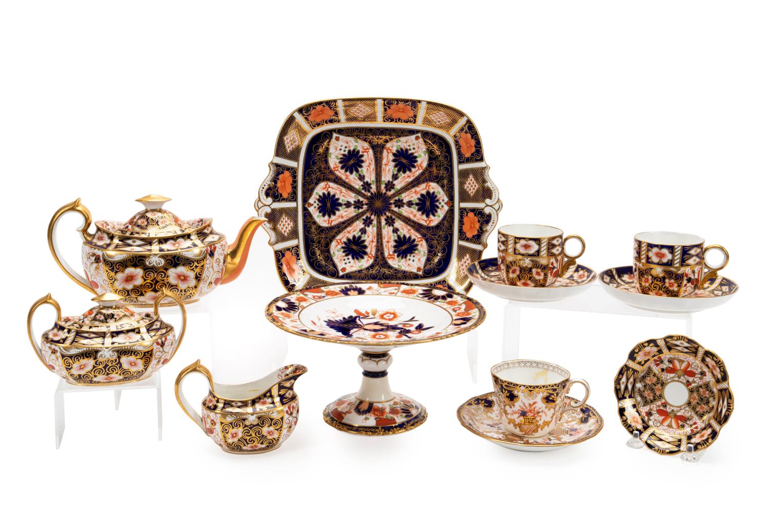 ROYAL CROWN DERBY MIXED IMARI