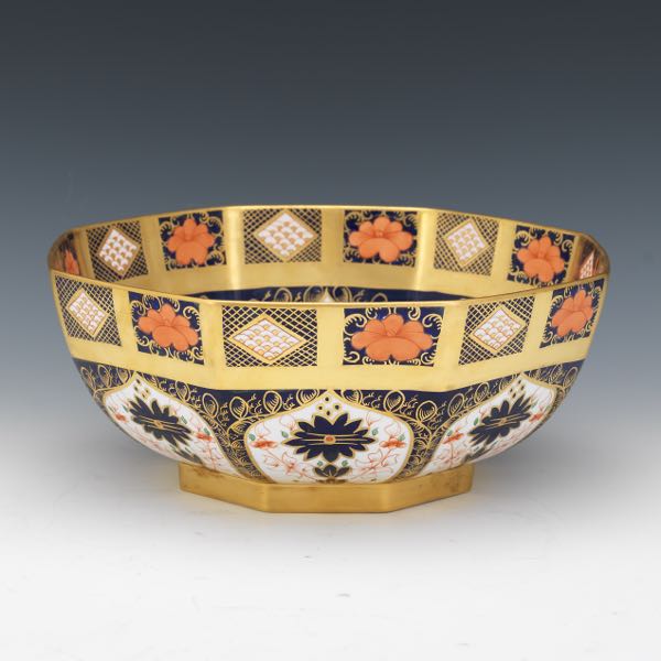ROYAL CROWN DERBY OCTAGONAL IMARI