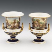 ROYAL CROWN DERBY PAIR OF PORC