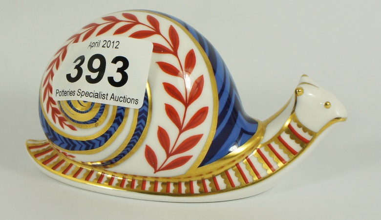 Royal Crown Derby Paperweight Imari