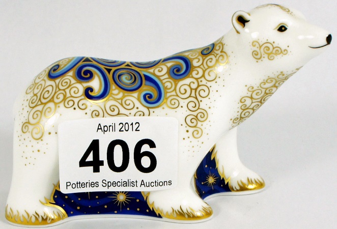 Royal Crown Derby Paperweight Polar