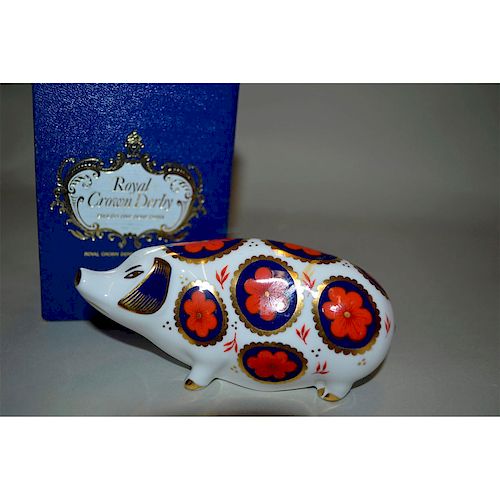 ROYAL CROWN DERBY PIG