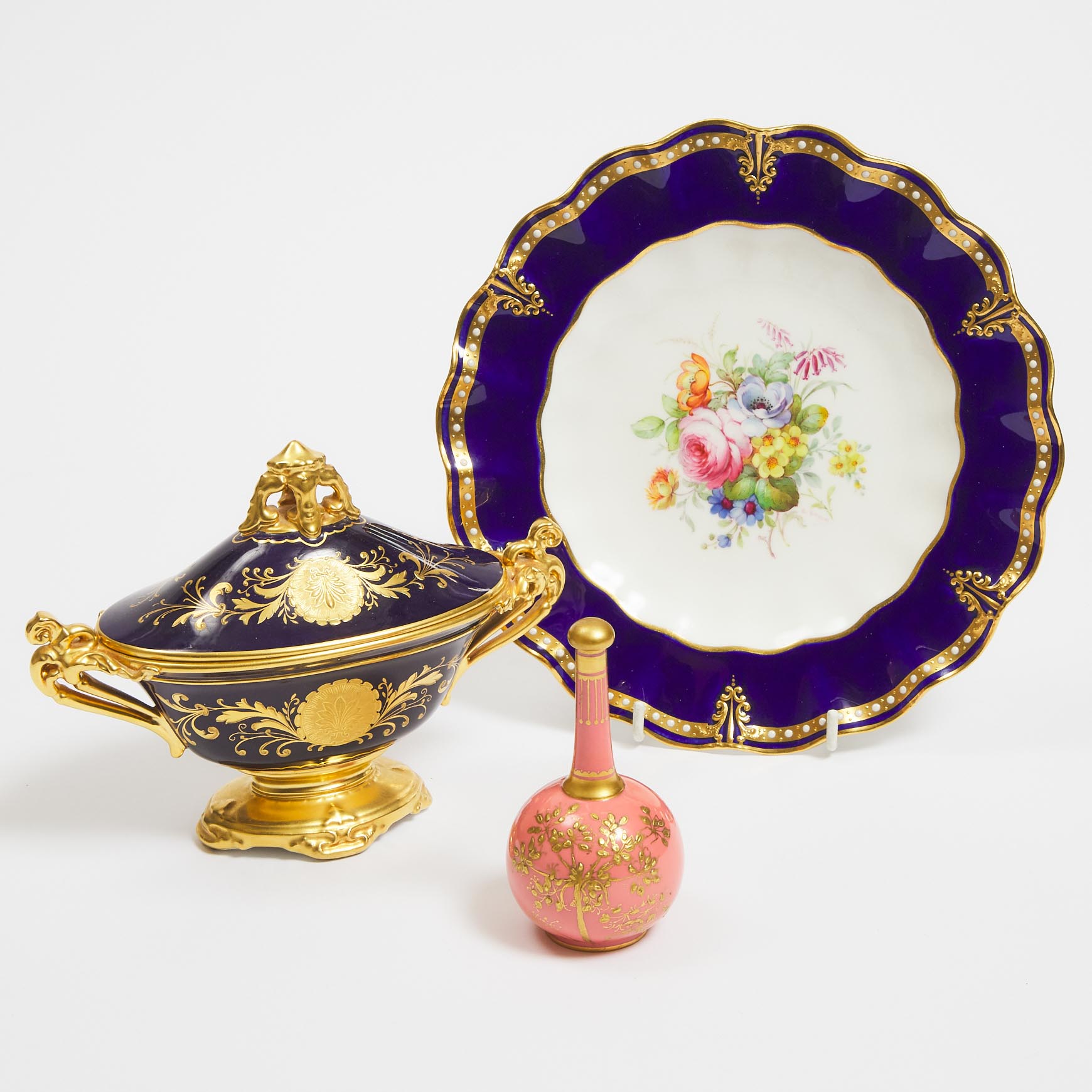 Royal Crown Derby Pink Ground