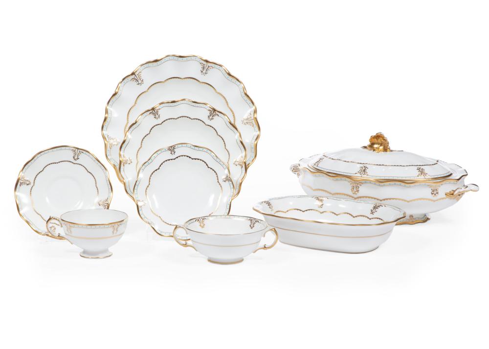 ROYAL CROWN DERBY PORCELAIN PARTIAL