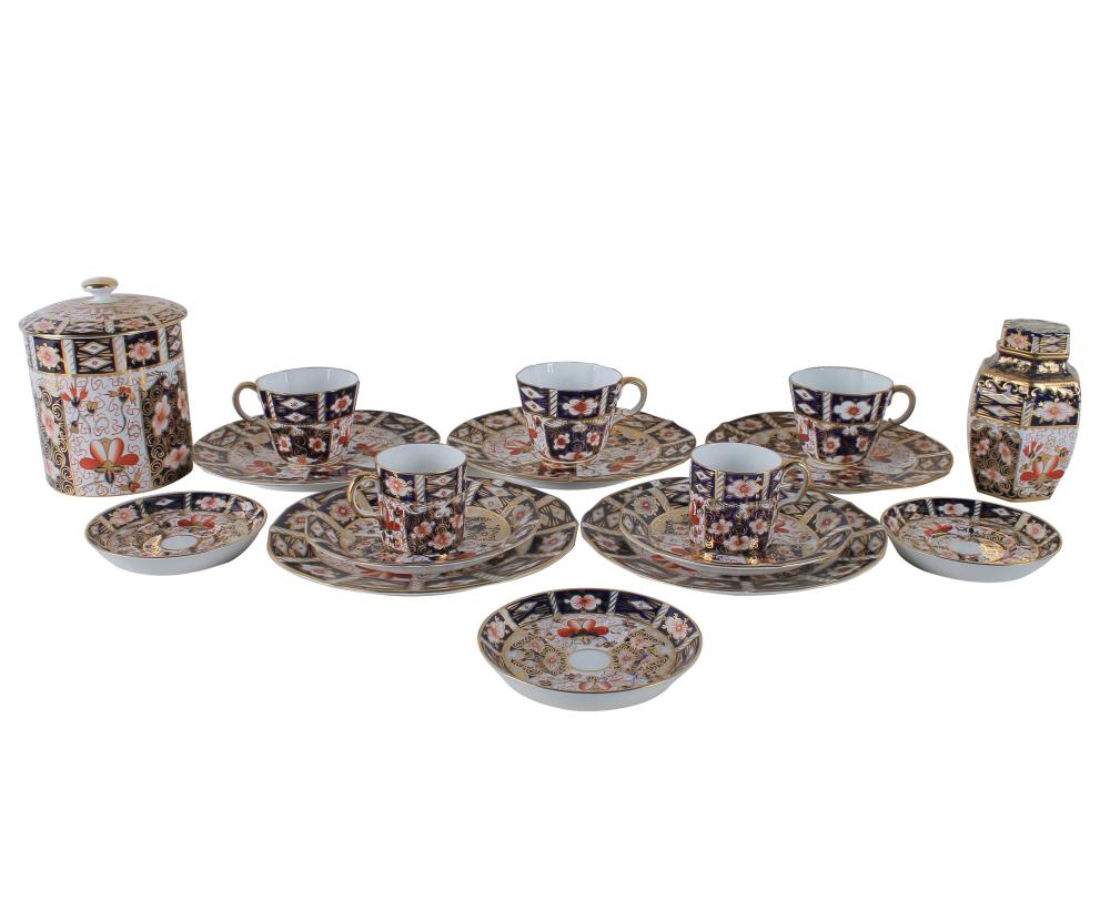 ROYAL CROWN DERBY PORCELAIN PARTIAL