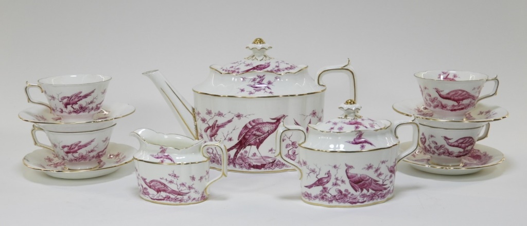 ROYAL CROWN DERBY PORCELAIN PINK