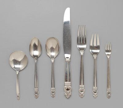 Royal Danish sterling flatware,