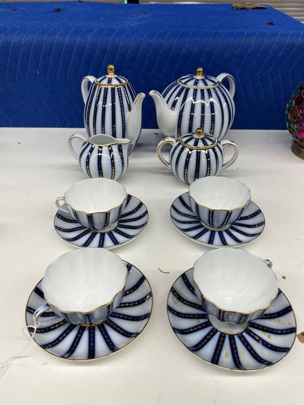 ROYAL DANUBE 12-PIECE BLUE AND