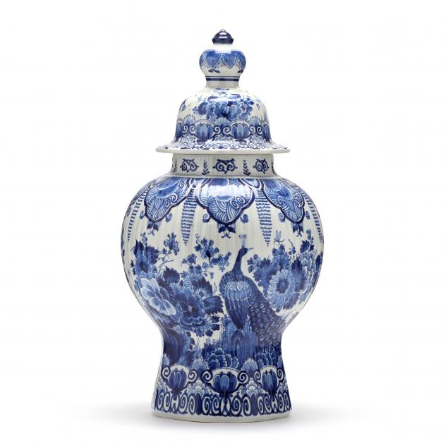 ROYAL DELFT 300 ANNIVERSARY PEACOCK