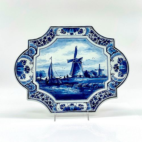ROYAL DELFT BLUE WALL PLAQUE FROM