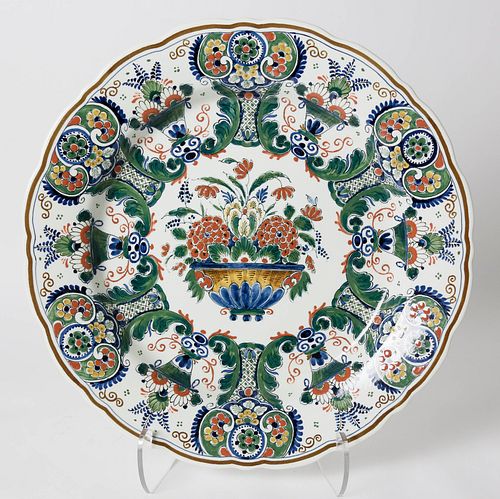 ROYAL DELFT UNDERGLAZED DECORATED