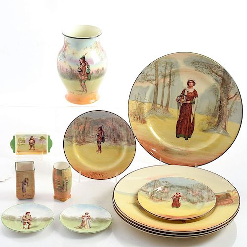 ROYAL DOULTON 12 SHAKESPEARE RACK