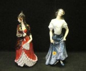 ROYAL DOULTON. 2 Figurines. Da
