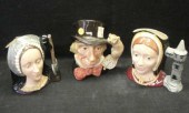 ROYAL DOULTON. 3 Large Tobies.