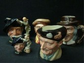 ROYAL DOULTON. 4 Large Tobies-