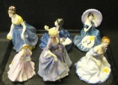 ROYAL DOULTON. 6 Figurines. La
