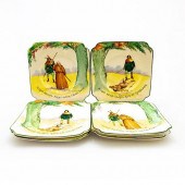 ROYAL DOULTON 6 PLATES, UNDER