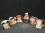 ROYAL DOULTON. 6 Porcelain Tob