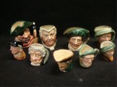 ROYAL DOULTON. 9 Small Tobies