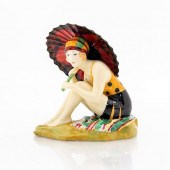 ROYAL DOULTON ART DECO FIGURIN