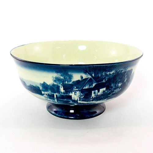 ROYAL DOULTON BLUE FLAMBE BOWL,