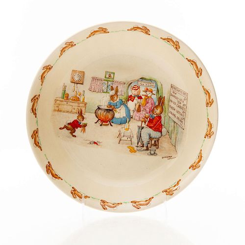 ROYAL DOULTON BUNNYKINS PLATE, MRS.