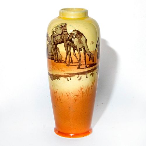 ROYAL DOULTON CERAMIC VASE,