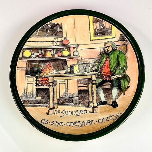ROYAL DOULTON CHARGER, DR JOHNSON
