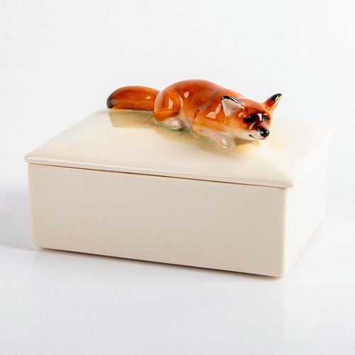 ROYAL DOULTON CIGARETTE BOX WITH