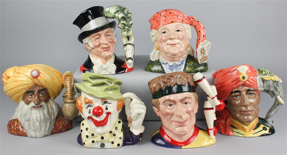 ROYAL DOULTON CIRCUS CHARACTER JUGS