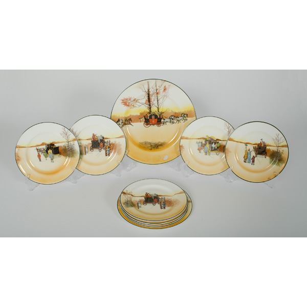 Royal Doulton Coaching Plates